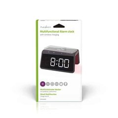 Nedis Alarm clock / Night Light with QI Charging Must цена и информация | Аксессуары для бытовой техники | kaup24.ee