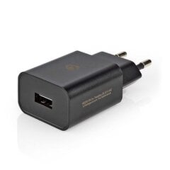 Nedis Wall Charger USB-A 1 Output 2.1A Must - Musta Värvivalik hind ja info | Kodumasinate lisatarvikud | kaup24.ee