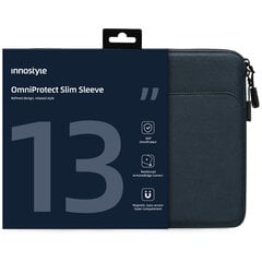 INNOSTYLE СУМКА ДЛЯ НОУТБУКА 13" ВОДОНЕПРОНИЦАЕМЫЙ ЧЕХОЛ OMNIPROTECT SLIM СИНИЙ цена и информация | Рюкзаки, сумки, чехлы для компьютеров | kaup24.ee