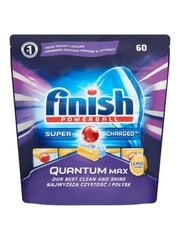 Таблетки для посудомоечной машины Finish Quantum MAX Lemon, 48 шт цена и информация | Средства для мытья посуды | kaup24.ee