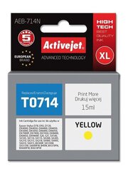 Activejet AEB-714N (Epson T0714, T0894, T1004), желтый цена и информация | Картриджи для струйных принтеров | kaup24.ee