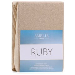 AmeliaHome махровая простыня с резинкой Ruby, 120 x 200 см цена и информация | Простыни | kaup24.ee