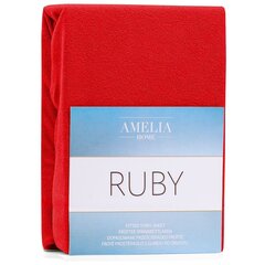 AmeliaHome махровая простыня с резинкой Ruby, 120 x 200 см цена и информация | Простыни | kaup24.ee