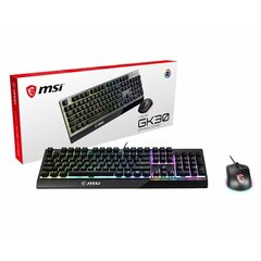 MSI Vigor GK30 цена и информация | Клавиатура с игровой мышью 3GO COMBODRILEW2 USB ES | kaup24.ee