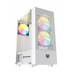 ATX Semi-tower Korpus Nfortec Caelum Valge RGB hind ja info | Arvutikorpused | kaup24.ee