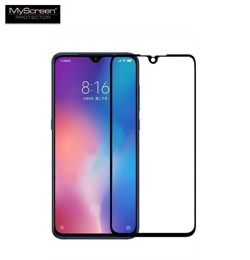 Kaitseklaas MyScreen Edge 2.5D 0.33mm 9H Premium telefonile Xiaomi Mi 9 цена и информация | Ekraani kaitsekiled | kaup24.ee