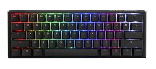 Mehaaniline klaviatuur Ducky One 3 Classic Mini, 60% kuumvahetusega Cherry MX must, RGB, PBT klahvid hind ja info | Klaviatuurid | kaup24.ee