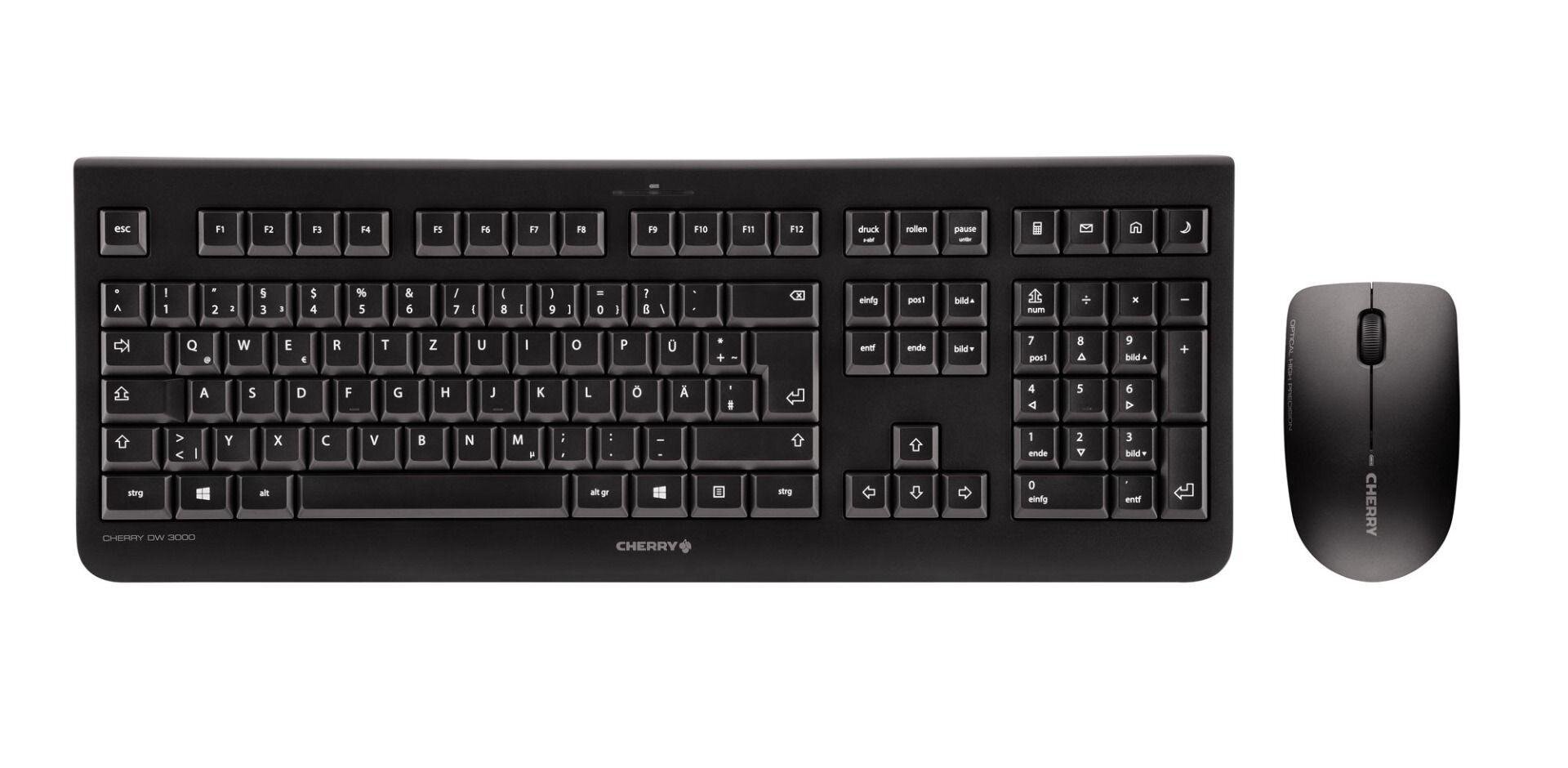 Juhtmeta klaviatuurikomplekt CHERRY DW 3000 цена и информация | Klaviatuurid | kaup24.ee
