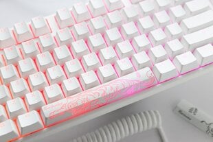 Mehaaniline klaviatuur Ducky One 3 puhas valge TKL Hotswap Cherry MX Clear, RGB, PBT klahvistikud цена и информация | Клавиатуры | kaup24.ee