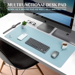 Knodel Desk Pad Light Blue Waterproof Leather (90 x 43 см) цена и информация | Мыши | kaup24.ee