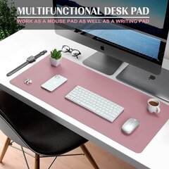 Knode Desk Pad двусторонний водонепроницаемый Pink2 кожа 40x80 см цена и информация | Мыши | kaup24.ee