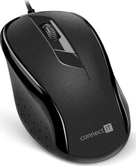 Connect IT CMO-1200-BK, черный цена и информация | Мыши | kaup24.ee