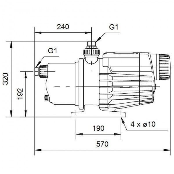 Veepump Grundfos MQ 3-35, 0,85 kW цена и информация | Hüdrofoorid | kaup24.ee