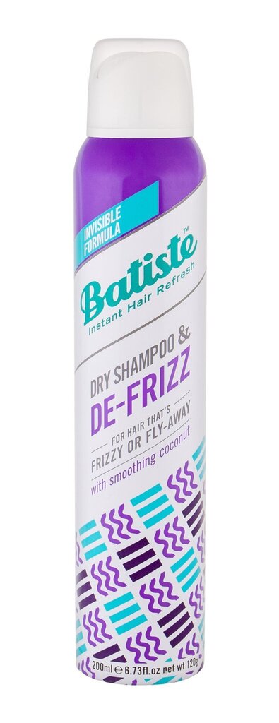 Kuivšampoon Batiste De-Frizz 200 ml цена и информация | Šampoonid | kaup24.ee