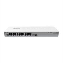 Коммутатор кабинета Mikrotik CRS326-24G-2S+RM Gigabit Ethernet Серебряный цена и информация | Коммутаторы (Switch) | kaup24.ee