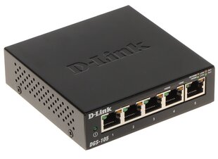 КОММУТАТОР   DGS-105/E 5-ПОРТОВЫЙ D-Link цена и информация | Коммутаторы (Switch) | kaup24.ee