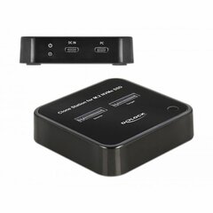 Dokkimisjaam DELOCK 64177 Must 10 Gbps hind ja info | USB jagajad, adapterid | kaup24.ee