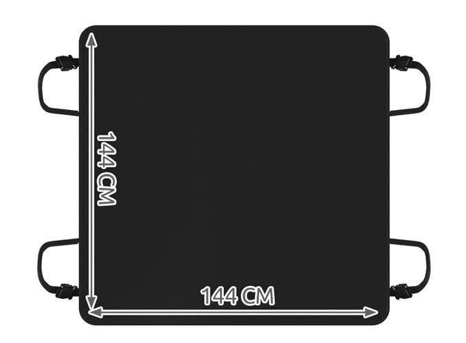 Mustuse eest kaitsev istmekate, 144x144 cm цена и информация | Reisimise tarvikud | kaup24.ee