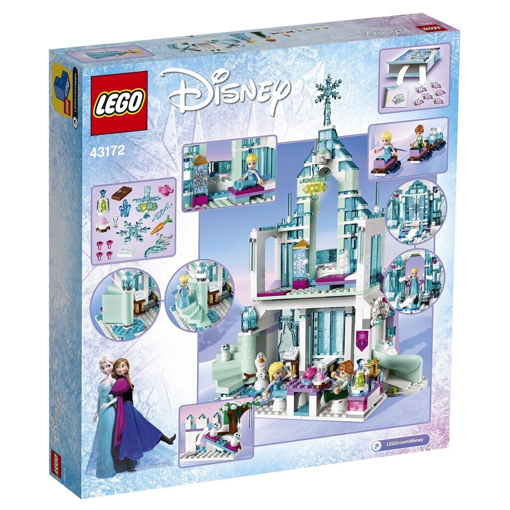 43172 LEGO® | Disney Frozen Elsa Maagiline jääpalee цена и информация | Klotsid ja konstruktorid | kaup24.ee