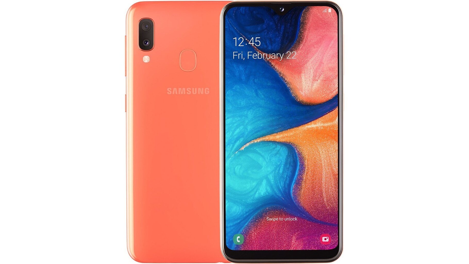 Nutitelefon Samsung Galaxy A20e, 32 GB, Dual SIM, Korall цена и информация | Telefonid | kaup24.ee