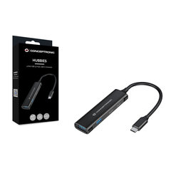 USB-jaotur Conceptronic HUBBIES12B hind ja info | USB jagajad, adapterid | kaup24.ee