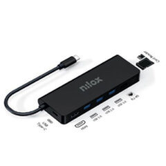 USB-разветвитель Nilox 4k HDMI цена и информация | Адаптеры и USB-hub | kaup24.ee