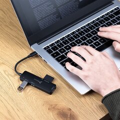 Reagle Adapter Hub USB C 3.1 5in1 kaardilugeja Macbook цена и информация | Адаптеры и USB-hub | kaup24.ee