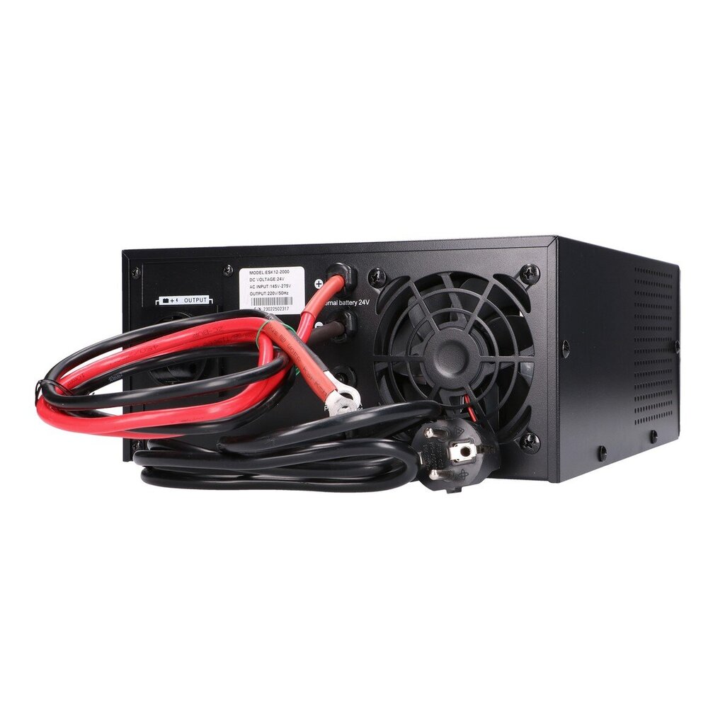 Extralink Piorun 800VA/640W | Toiteinverter | puhas siinuslaine, aku pinge 12VDC цена и информация | Puhvertoiteallikad (UPS) | kaup24.ee