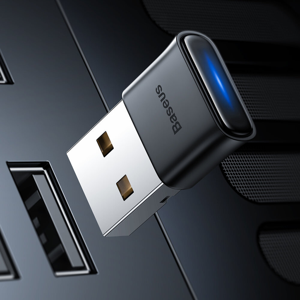 Mini Bluetooth 5.0 Adapter USB vastuvõtja Saatja arvuti jaoks must 10183861 цена и информация | USB jagajad, adapterid | kaup24.ee