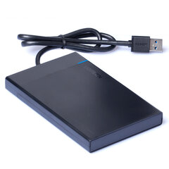 Korpus SATA 2,5-tollise 5TB USB 3.0 draivi jaoks, must 10178841 hind ja info | USB jagajad, adapterid | kaup24.ee