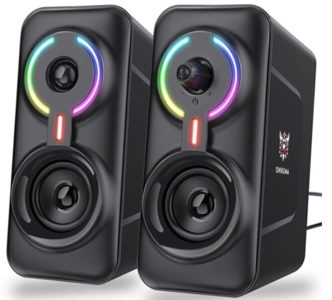 Speaker set 2.0 Onikuma L6 10 W black цена и информация | Kõlarid | kaup24.ee