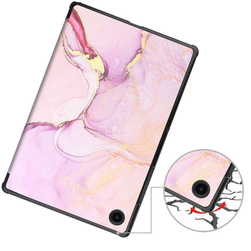 Fusion Marble magnet ümbris tahvelarvutile Samsung X200 | X205 Galaxy Tab A8 10.5 (2021) roosa цена и информация | Tahvelarvuti kaaned ja kotid | kaup24.ee