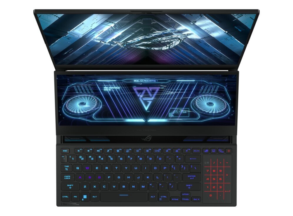 MÄRKUS Asus, "ROG Zephyrus Duo 16" 16,0 tolli, Ryzen 9 6900HX, 64 GB DDR5, SSD 2 TB + 2 TB, nVidia GeForce RTX 3080 Ti, Windows 11 Home, "GX650RS-LO053W" (ti) hind ja info | Sülearvutid | kaup24.ee