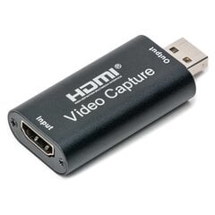 Fusion videosignaali muundur USB HDMI mustaks hind ja info | USB jagajad, adapterid | kaup24.ee