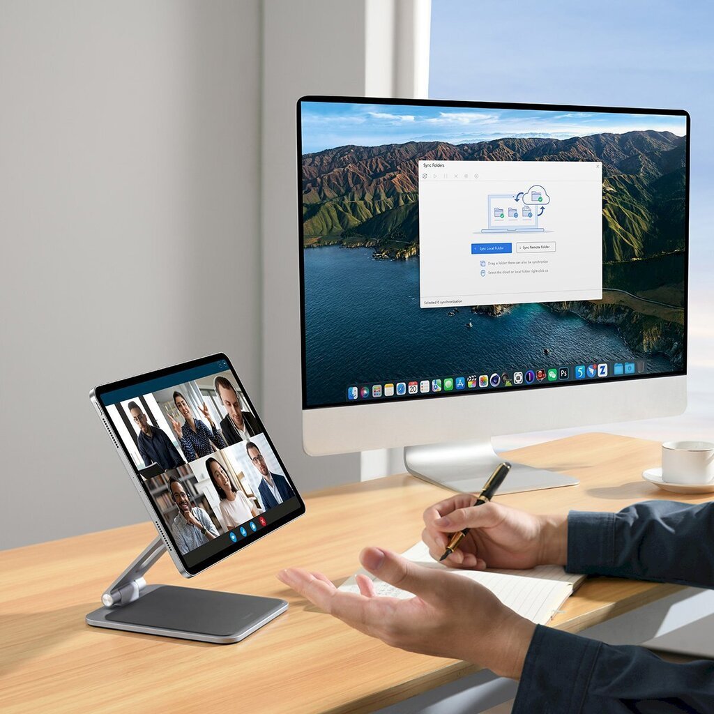 Kokkupandav tahvelarvuti statiiv, Baseus MagStable, 12,9, hall hind ja info | Tahvelarvuti kaaned ja kotid | kaup24.ee