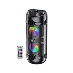 iKaku KK-4201 Hongsheng 12W 5.0BT Wireless Беспроводная колонка с LED подсветкой + пульт управления Black цена и информация | Аудиоколонки | kaup24.ee