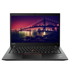 Lenovo ThinkPad T490s 14 Touch 1920x1080 i7-8665U 8GB 1TB SSD M.2 NVME WIN11Pro RENEW hind ja info | Sülearvutid | kaup24.ee