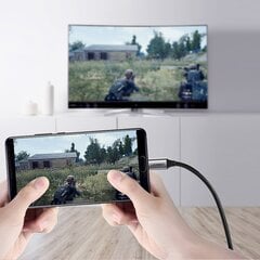 Кабель-переходник HDMI, Ugreen MM1421, USB-C 4K 60 Гц., 1,5 м, черно-серый цена и информация | Адаптеры и USB-hub | kaup24.ee