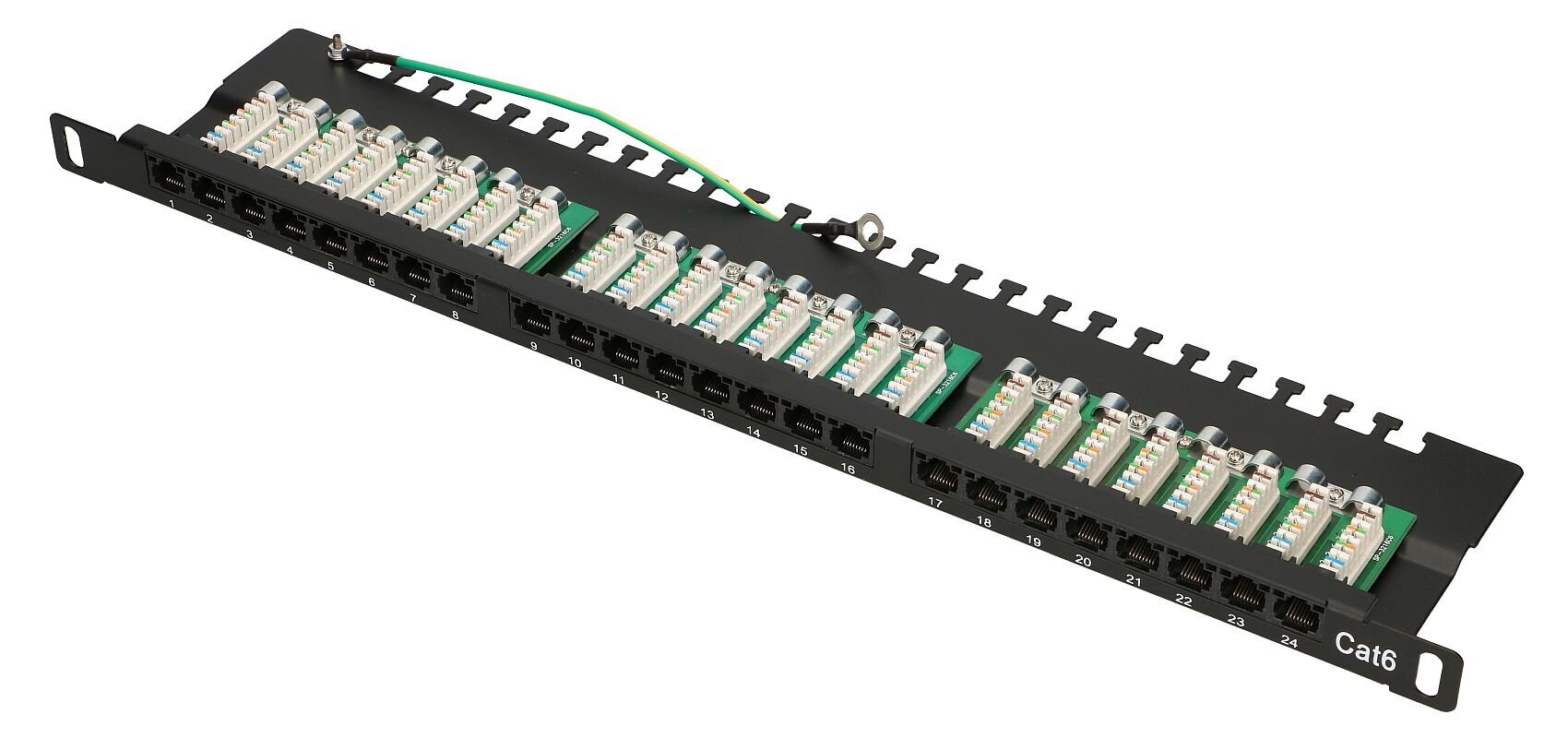 Extralink CAT6 UTP 0,5U | Patchpanel | 24 port цена и информация | Lisatarvikud korpustele | kaup24.ee