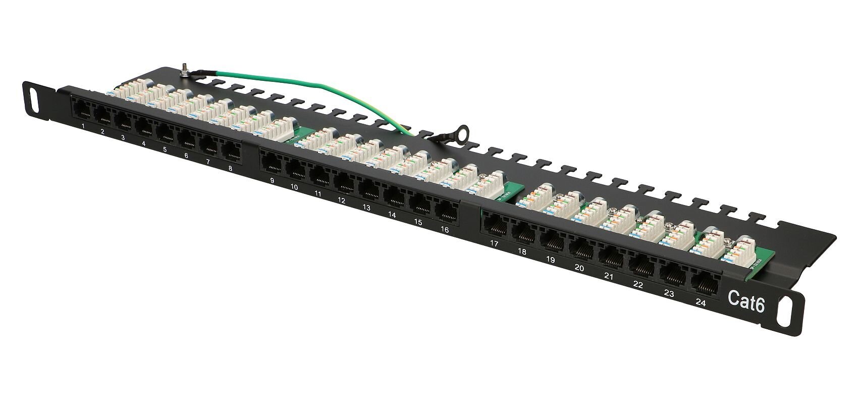 Extralink CAT6 UTP 0,5U | Patchpanel | 24 port цена и информация | Lisatarvikud korpustele | kaup24.ee