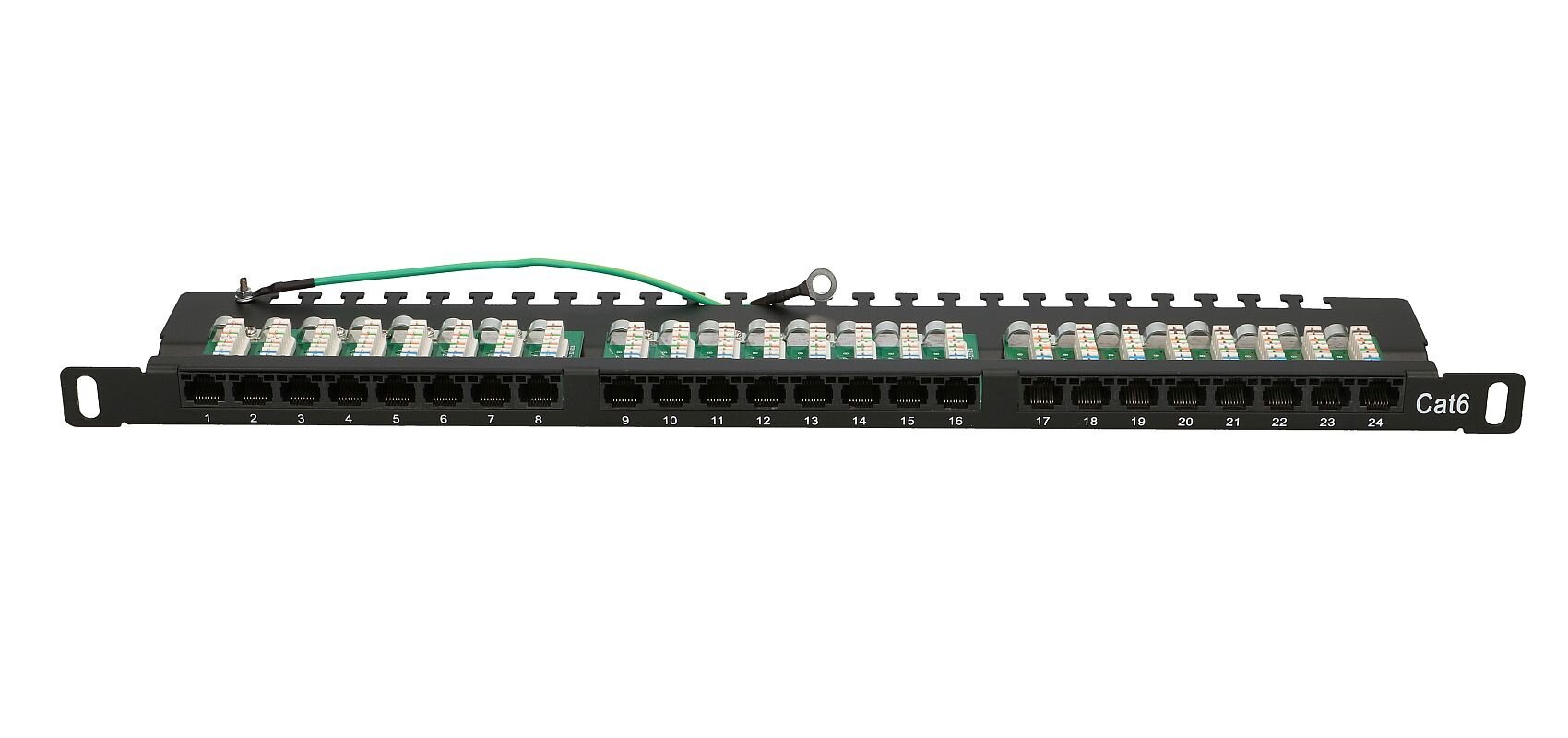 Extralink CAT6 UTP 0,5U | Patchpanel | 24 port цена и информация | Lisatarvikud korpustele | kaup24.ee