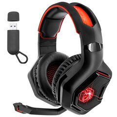 Empire Gaming - Warcry P -W1 Gaming peakomplekt MIT Mikro - PC/PS4/PS5/XBOX/Nintendo Switch/MAC -2,4 GHz Wireless - ruumiline heli stereo - LED -mäda hind ja info | Kõrvaklapid | kaup24.ee