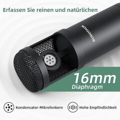 USB -mikrofon, SUDOTACK Professionaalne podcast Mikrofon 192KHz/24bit stuudio kardioidkondensaator mikrofonikomplekt helikaardiga BOOM Arm Shock Mount pop -filter Skype'i, raadio, YouTube'i, podcasti ja palju muu jaoks hind ja info | Mikrofonid | kaup24.ee