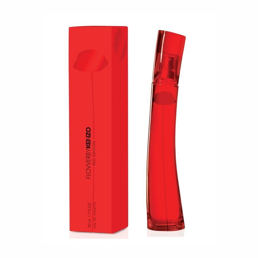 Tualettvesi Kenzo Flower by Kenzo Red EDT naistele 50 ml цена и информация | Naiste parfüümid | kaup24.ee