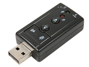 Goodbuy helikaart USB | 7.1 | Reguleeritav helitugevus | Mikrofon hind ja info | Helikaardid | kaup24.ee