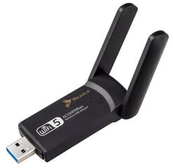 Väline WI-FI võrguadapter USB 3.2 WiFi 1300Mbps 2.4GHz 5GHz hind ja info | Ruuterid | kaup24.ee