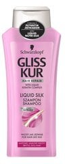 Taastav šampoon Schwarzkopf Gliss Kur Liquid Silk 400 ml цена и информация | Шампуни | kaup24.ee