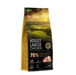 Profine Adult Large Chicken & Potatoes koeratoit 15 kg hind ja info | Kuivtoit koertele | kaup24.ee