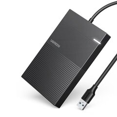 Корпус, Ugreen CM4711, 2,5 HDD, SSD с кабелем USB 1,5 Гб/с, черный цена и информация | Аксессуары для компонентов | kaup24.ee