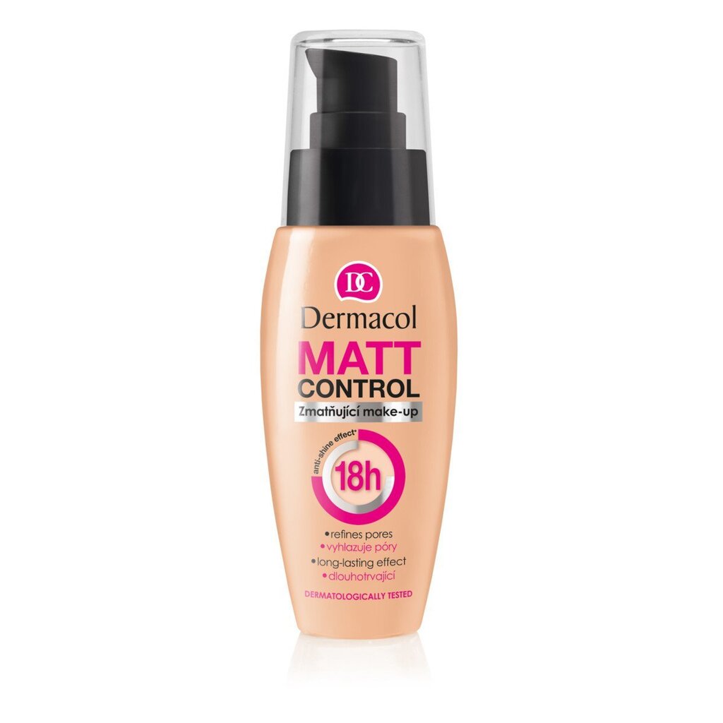 Kreempuuder Dermacol Matt Control MakeUp 30 ml, 6 цена и информация | Jumestuskreemid, puudrid | kaup24.ee